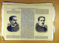 Original Old Antique Print 1884 Theatre Portrait Oswald Paravicini Olympic Actor