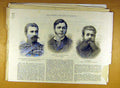 Original Old Antique Print 1887 Macgregor Macdonald Junker Military Portrait