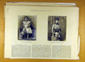 Old Antique Print 1885 Infant Queen Spain Mercedes Regent Christina Widow 19th