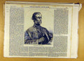Original Old Antique Print Portrait Major-General Sydney Cotton Military