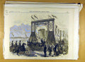 Original Old Antique Print 1868 Prince Arthur Teeside Iron-Works Middlesborough