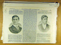 Original Old Antique Print 1891 Portrait Templer-Saxe Thomas-Terriss Victorian