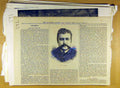 Original Old Antique Print 1880 Portrait Mervin Social History 19th