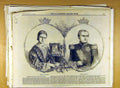 Original Old Antique Print 1859 Princess Napoleon Prince Portrait Royal 19th