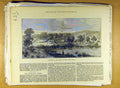 Original Old Antique Print 1872 Klipdrift Diamond Diggings South-Africa 19th