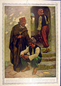 Old Antique Print 1916 Gunning-King Brother Anger Fine Art Garden Peace 20th