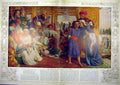 Old Vintage Print 1936 Holman-Hunt Saviour Temple Religious Christian Art 20th
