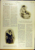 Original Old Antique Print 1913 Lutyens Churchill Allan Bibby Portrait 20th