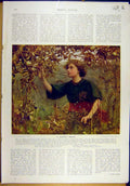 Original Old Antique Print 1913 Gotch Gen-Dream Meissonier -Collector Art 20th