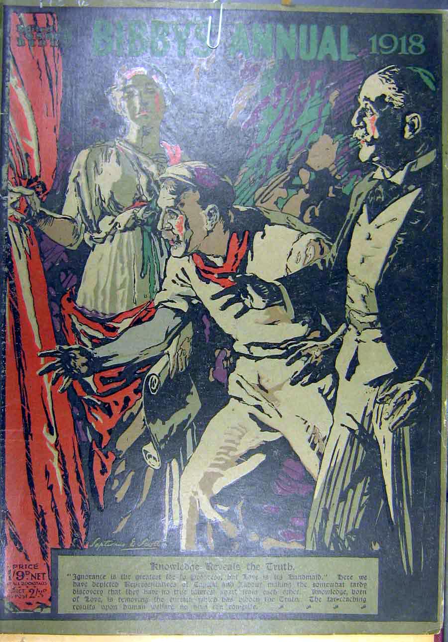 Original Old Vintage Print 1918 Knowledge Truth Scott Jones Love-Lamenting 20th