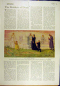 Old Vintage Print 1918 St. John-George Artist'S Dream Pyne Florence Art 20th