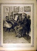 Original Old Antique Print 1891 British Workman Rainey Girl Labourer Blacksmith