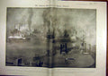 Old Antique Print 1901 Queen Victoria Alberta Hatsuse Fleet Salute Funera 20th