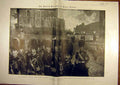 Original Old Antique Print 1901 Funeral Queen Victoria Guards King Edward-Vii