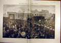 Old Antique Print 1901 Queen Victoria Funeral Alexandra Procession London 20th