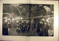 Original Old Antique Print 1901 Queen Victoria Funeral Cortege Windsor Military
