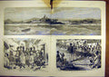 Original Old Antique Print Ashantee War Coomassie Cape-Coast Castle Natives