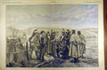 Original Old Antique Print 1884 Painting Le Recit Couturier French Fine Art