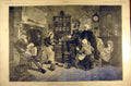Original Old Antique Print 1884 Painting Toilette Pompier Guille French 19th