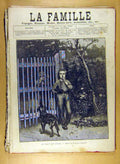 Original Old Antique Print 1884 Painting Mauvais Riche Carpentier French Art