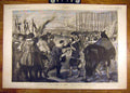 Old Antique Print 1885 Velazquez Breda Lancers Military Troops French Art 19th