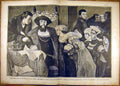 Old Antique Print Painting Christian Ii Denmark Suede Refusant Seigneurs