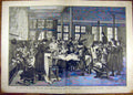 Old Antique Print Painting Coupe Couture Communale Tombe Issoire Truphem 18th