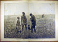 Original Old Antique Print Painting Proces Verbal Hunt Shoot Denneulin Lecadre