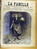 Original Old Antique Print Painting Chiffonniere Fould French Fine Art