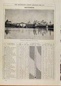 Original Old Antique Print London Almanack September 18 94 Slovetsk Guard House
