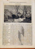 Original Old Antique Print London Almanack December 1879 Solitude 19th