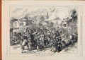 Original Old Antique Print London Almanack 1878 Bombardment Rustchuk Victorian