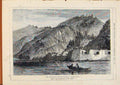 Old Antique Print London Almanack 1878 Boshorus Fortress Mahdjar Asiatic 19th