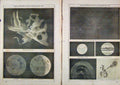 Original Old Antique Print Illustrated London Almanack Comet Solar Spot Jupiter