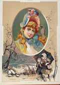 Original Old Antique Print Illustrated London Almanack March And April Scenes