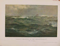 Original Old Antique Print British Art Rough Weather In The Mediterranean