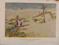 Original Old Antique Print British Art Corss On The Dunes Sir David Maurray