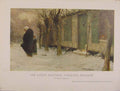 Original Old Antique Print British Art The Green Shutters Viaticum Belgium