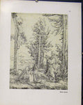 Original Old Vintage Print German Drawings Religious Jesus On Cross 1923 20th