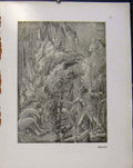 Original Old Vintage Print German Drawings Ultdorfer Man Helping Family C1923