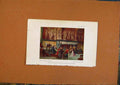 Original Old Antique Print Town Hall Bruges By Louis Hache Color