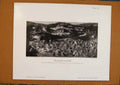 Original Old Antique Print Seine At Caudebbec Color Fine Art
