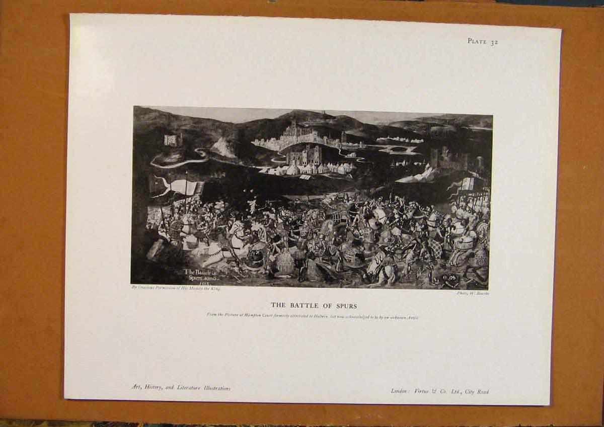 Original Old Antique Print Seine At Caudebbec Color Fine Art