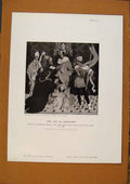 Original Old Antique Print Art History The Age Discovery