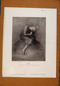 Old Antique Print Art History How The Danes Came Up The Channel 1000 Year
