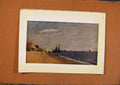 Original Old Vintage Print C1880-1924 John Constable Brighton Beach Victorian