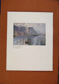 Original Old Antique Print The Connoisseur Lodore And Derwentwater By Cooper