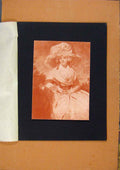 Original Old Antique Print The Connoisseur Mrs Rummond Smith C1902 20th Century