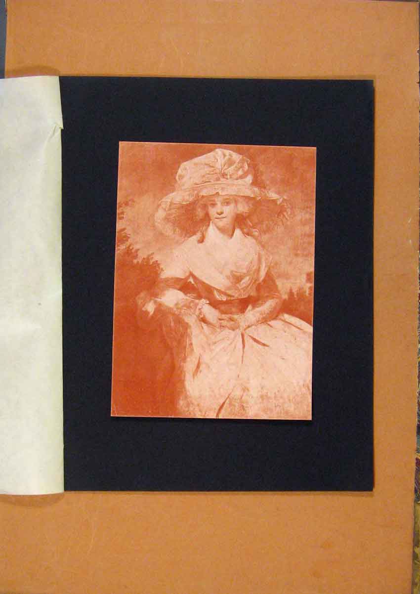 Original Old Antique Print The Connoisseur Mrs Rummond Smith C1902 20th Century