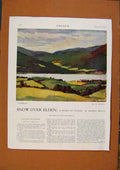 Original Old Vintage Print C1880-1924 Landscape By Mclachlan Art 19th